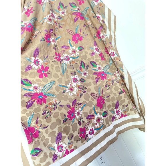 Steve Madden Floral Handkerchief Duster Kimono One Size  Neutral Boho New NWT - Picture 11 of 14